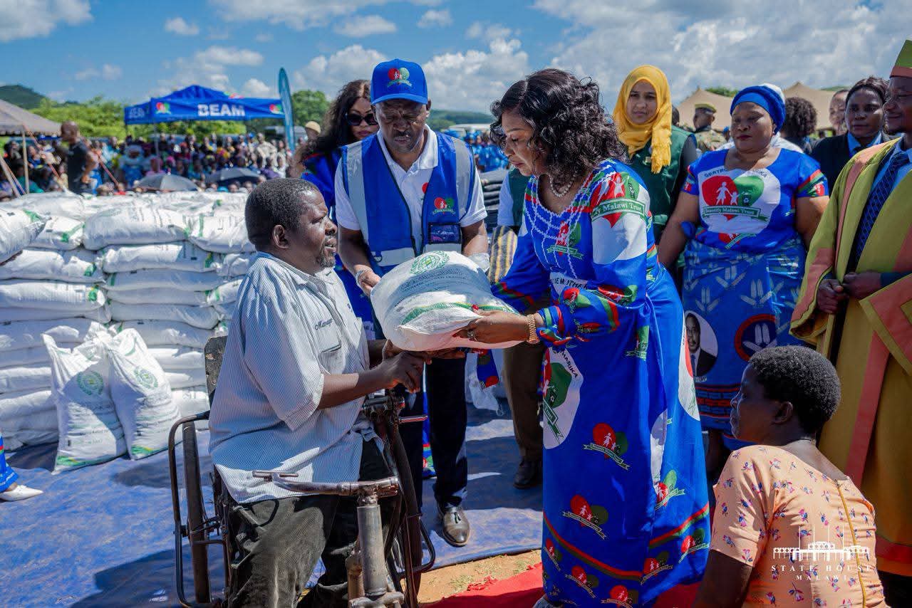 750 Disabled, Aged and Less Privileged People Benefit from Donation by Her Excellency Professor Gertrude Mutharika in Thyolo-Goliati